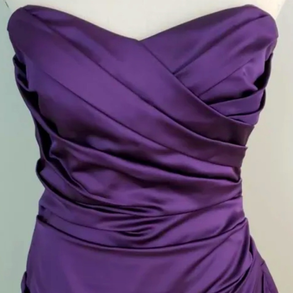 David’s bridal Purple Mermaid Dress